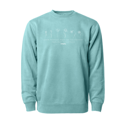 Growing Pains Crew in Pigment Mint