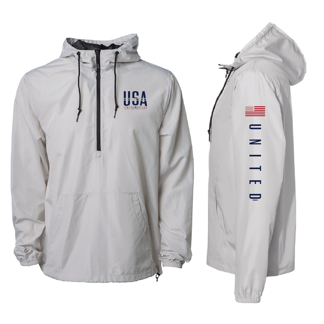 Anthem Anorak 1/4 Zip in Smoke