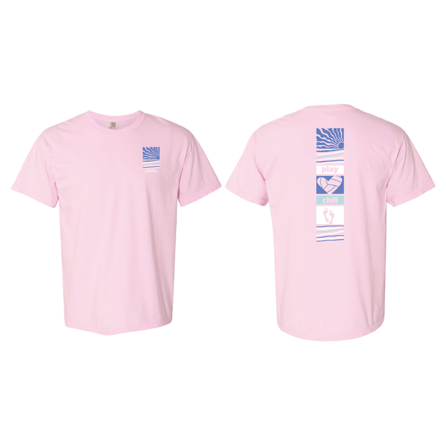 Chill Beach Short Sleeve Tee in Blossom