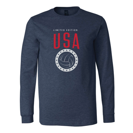 Lot 4-Optimist Prime Heather Navy Long Sleeve