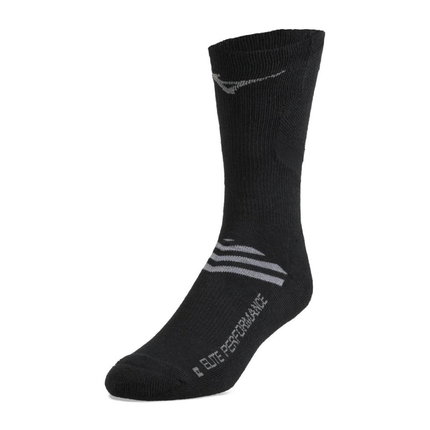 Mizuno® Runbird Crew Socks | Black