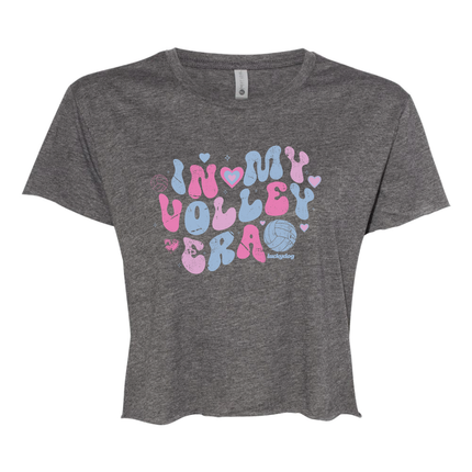 Lot 6-Swiftie Cropped Black Heather Short Sleeve