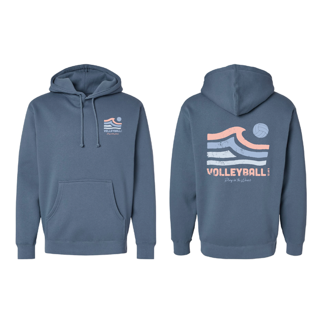 Wave Schedule Hoodie in Storm Blue
