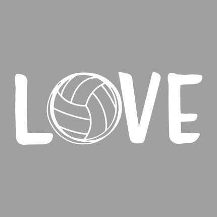 Volleyball Love Decal