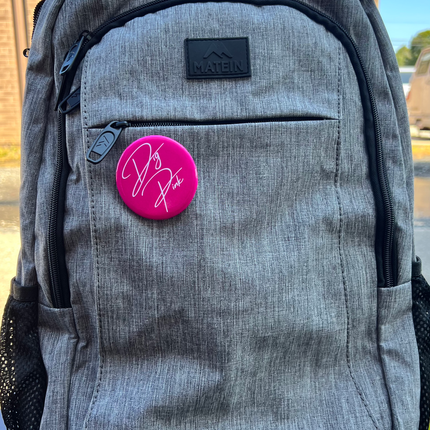 Dig Pink Pin Button