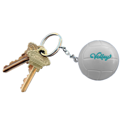 Volley Foam Ball Keychain